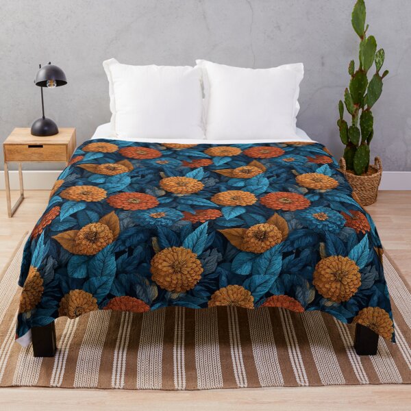 Item preview, Exotic Zinnia Texture - Flower Floral Pattern - Gifts For Couples designed and sold by RoyalStarsPatts.