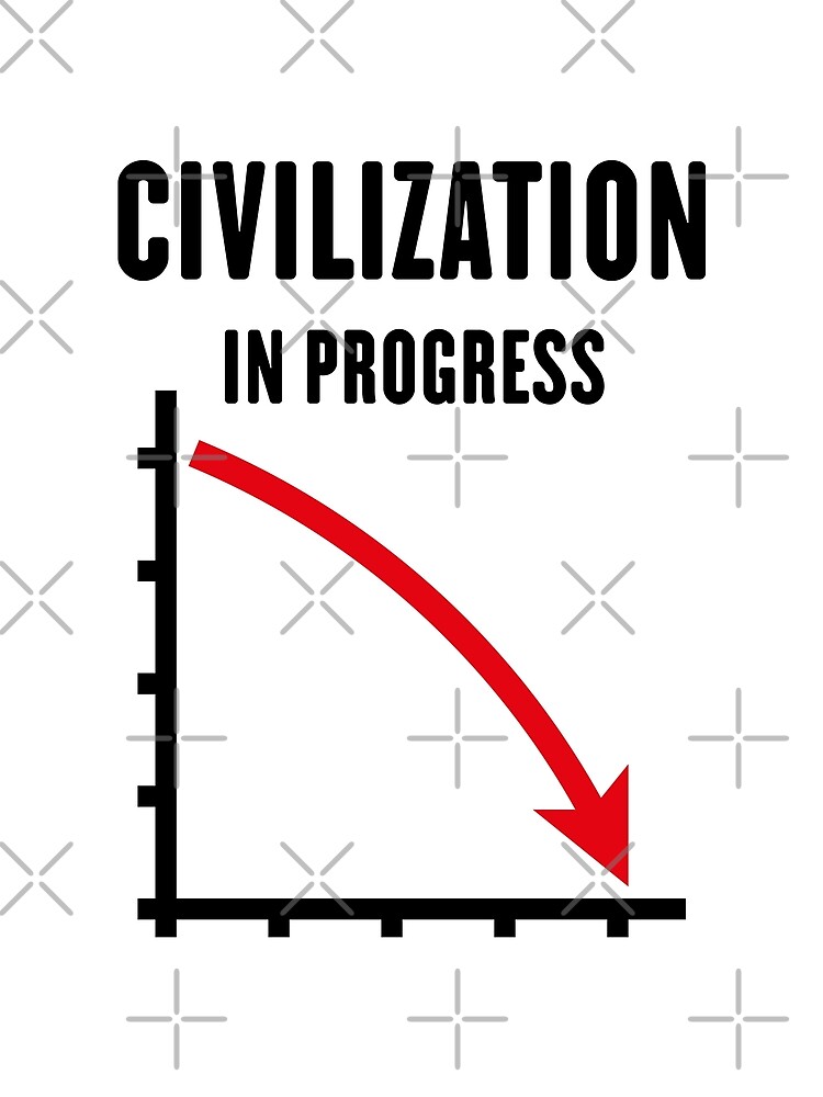 Thumbnail 3 of 3, Scarf, Civilization In Progress (No Future / POS Red 2C) designed and sold by Roderix.
