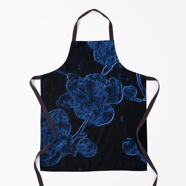 Artikelvorschau, Neonblaue Kirschblüte – Dunkle botanische Kunst | Chromatic Collection entworfen und verkauft von BatNature.