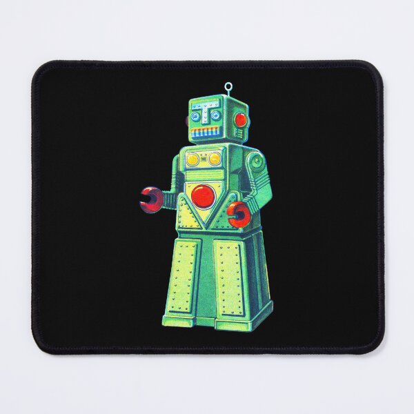 Item preview, Retro Mechanical Green Robot designed and sold by sunnywhimsy.