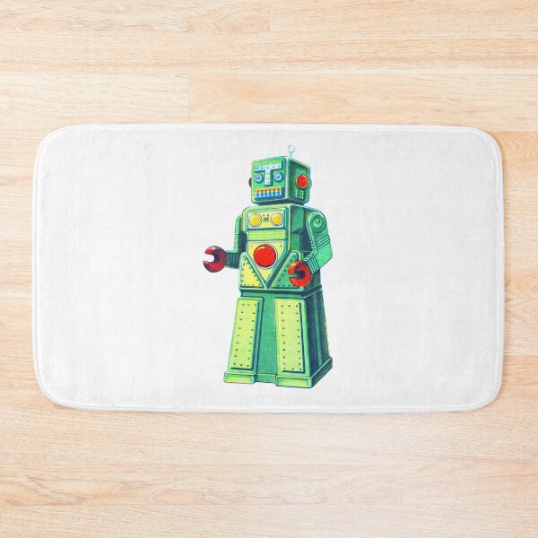 Item preview, Retro Mechanical Green Robot designed and sold by sunnywhimsy.