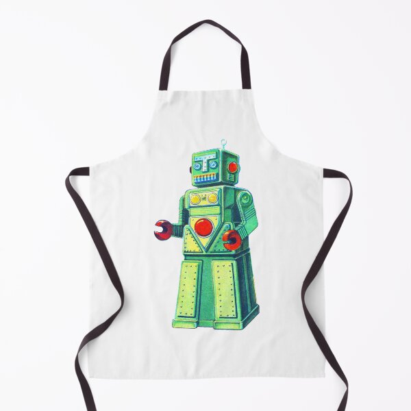 Item preview, Retro Mechanical Green Robot designed and sold by sunnywhimsy.