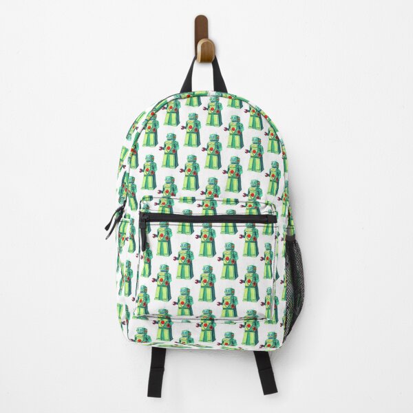 Item preview, Retro Mechanical Green Robot designed and sold by sunnywhimsy.