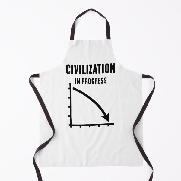 Item preview, Civilization In Progress (No Future / Black) designed and sold by Roderix.