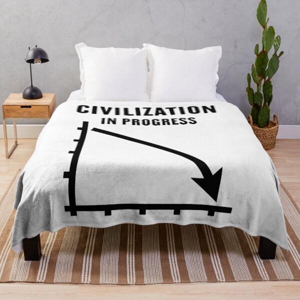 Item preview, Civilization In Progress (No Future / Black) designed and sold by Roderix.