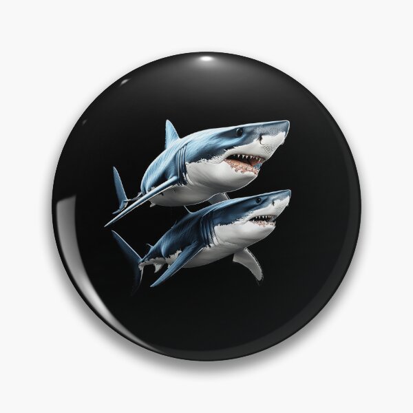 Item preview, Great White Shark Deep Blue designed and sold by RockitBaby.