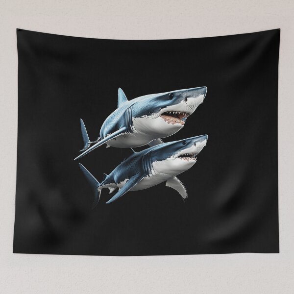 Item preview, Great White Shark Deep Blue designed and sold by RockitBaby.