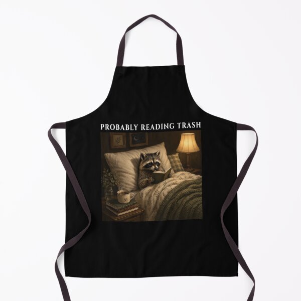 Item preview, Reading Trash Raccoon Shirt Funny Smut Reader Book Lover Spicy Bookish Tee designed and sold by LessIsLoud.
