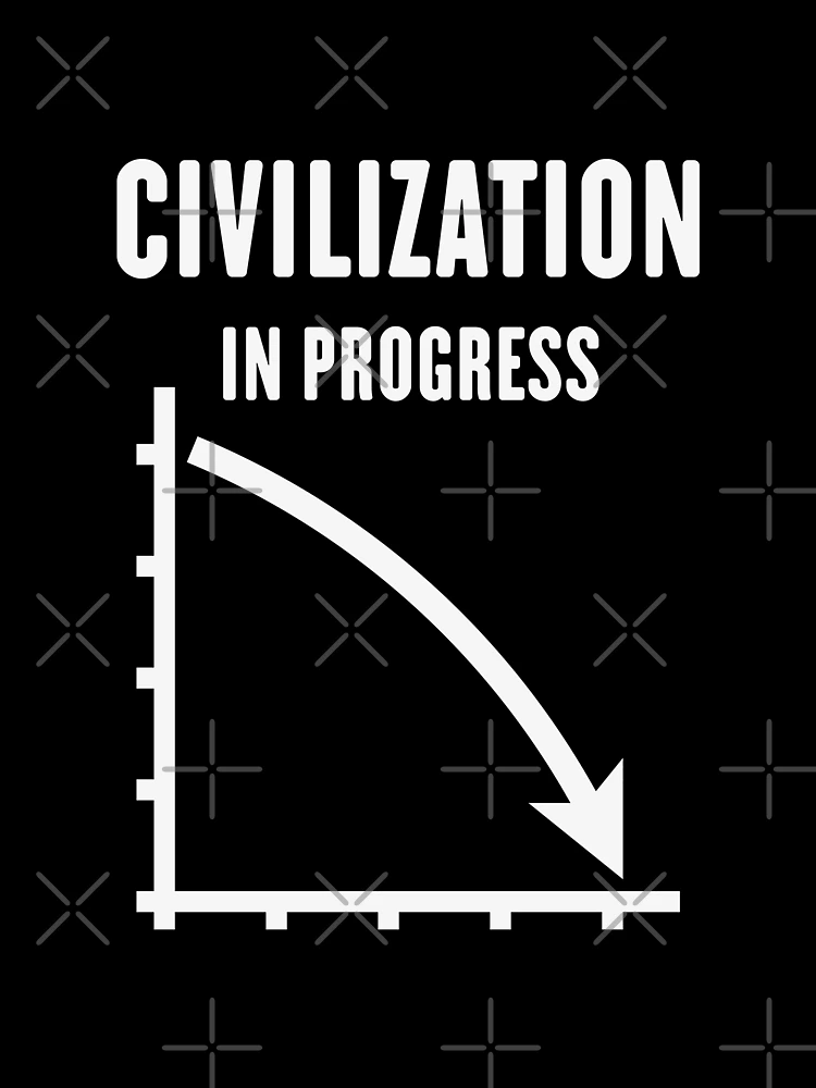 Thumbnail 3 of 3, Scarf, Civilization In Progress (No Future / White) designed and sold by Roderix.