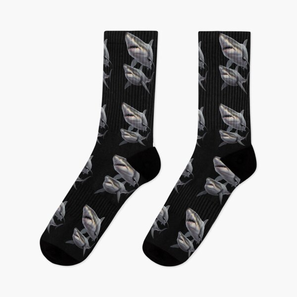 Item preview, Great White Shark Swimming Wild designed and sold by RockitBaby.