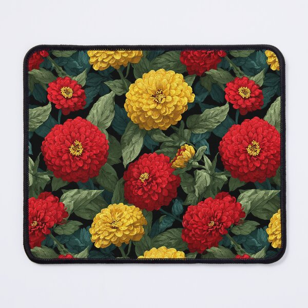 Item preview, Beautiful Zinnia Floral - Birthday Flower Pattern - Gifts For Coworkers designed and sold by RoyalStarsPatts.