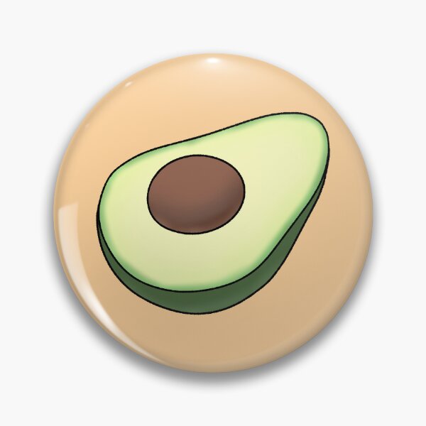 Item preview, Cute Avocado Half - Hand Drawn Fruit Illustration designed and sold by ubborn.