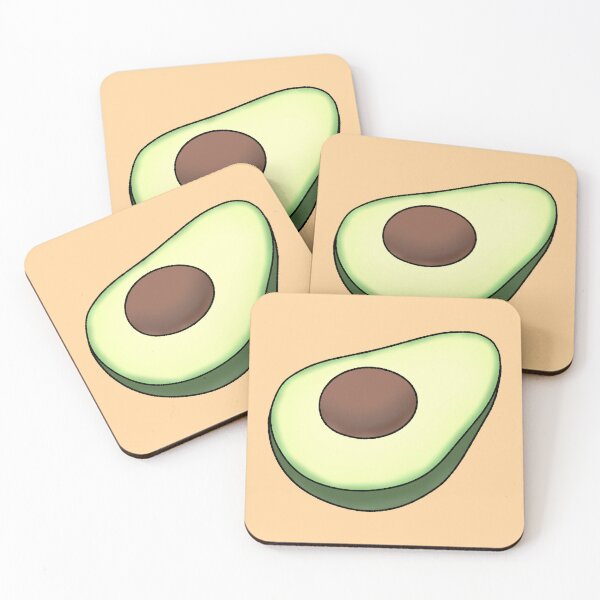 Item preview, Cute Avocado Half - Hand Drawn Fruit Illustration designed and sold by ubborn.