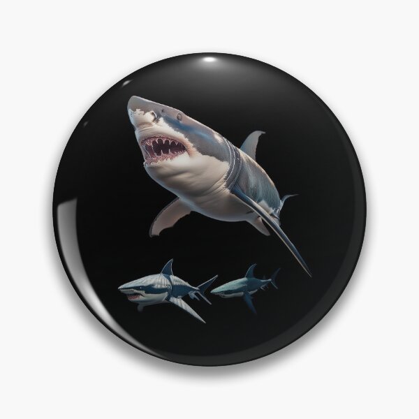 Item preview, Great White Shark Ocean Vibes designed and sold by RockitBaby.