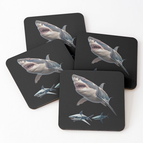 Item preview, Great White Shark Ocean Vibes designed and sold by RockitBaby.