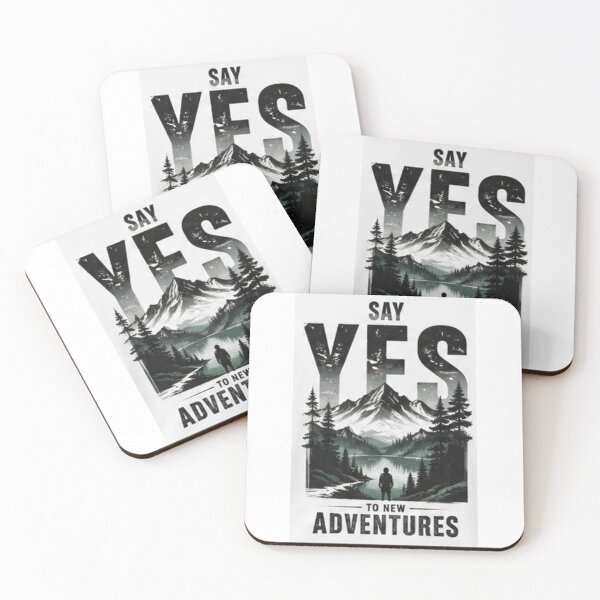 Item preview, SAY YES TO ADVENTURES designed and sold by everyone cloth house.