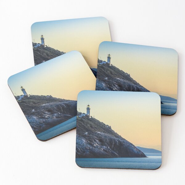 Item preview, Aegean Lighthouse in the Sunset designed and sold by Viv Thompson Photography .