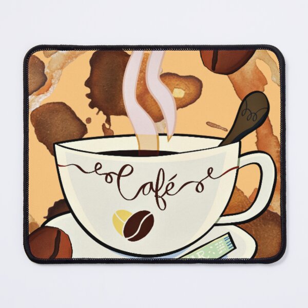 Item preview, Hot Coffee of Cafe designed and sold by DEZINOMANIA.