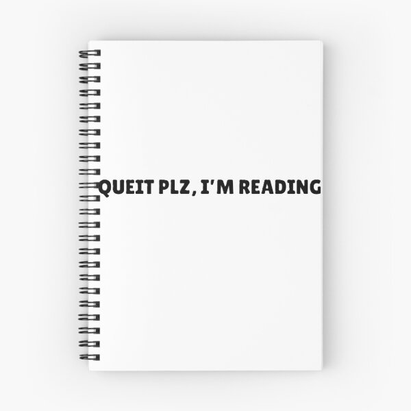 Item preview, QUEIT PLZ, I'M READING ART FOR BOOK LOVERS. designed and sold by ZANU creativity.