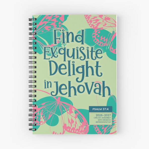 Item preview, Circuit Assembly 2026-2027 - JW - Find Exquisite Delight in Jehovah designed and sold by LiliGalerie.
