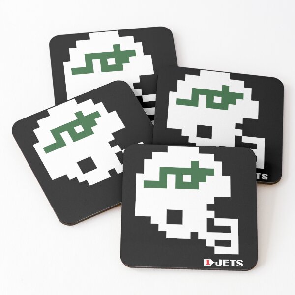 Item preview, Jets White Out Tecmo Bowl Helmet designed and sold by TecmoBowlSports.
