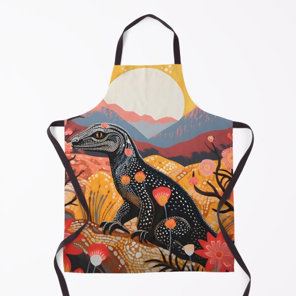 Item preview, Aboriginal Inspired Dot Art - Australian Goanna Indigenous Art designed and sold by GrinGalore.