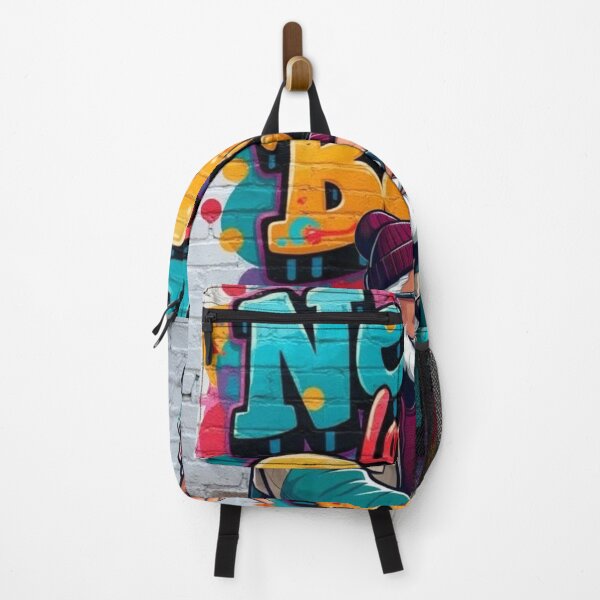 Item preview, Never Look Back Motivational Streetwear Graffiti Urban Retro Design designed and sold by ArhaanFashions.