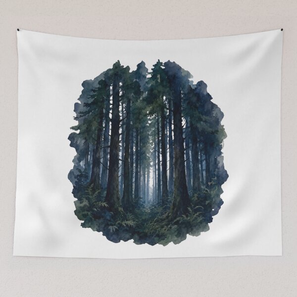 Item preview, woodland nature art designed and sold by introvertarts.