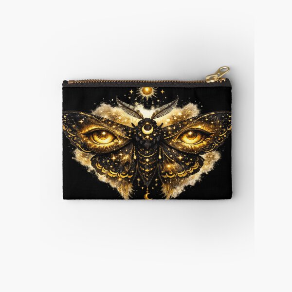 Item preview, Cosmic Mystic Moth – Golden Eyes of the Night designed and sold by TroviTutto.