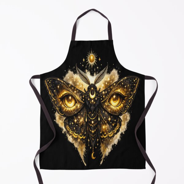 Item preview, Cosmic Mystic Moth – Golden Eyes of the Night designed and sold by TroviTutto.