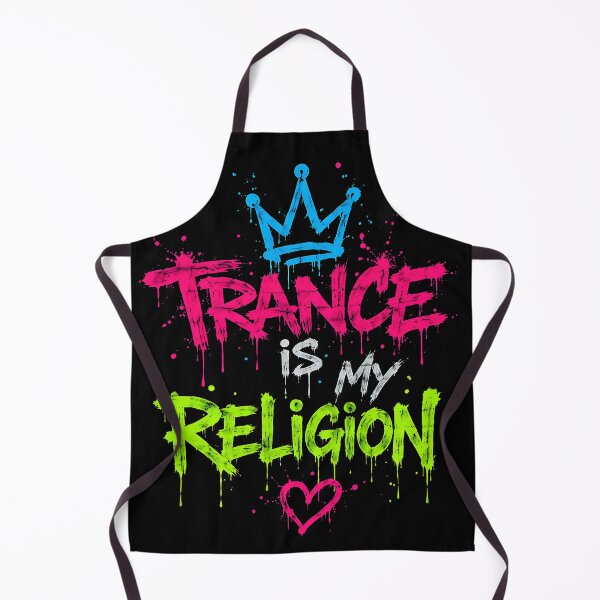 Item preview, Trance Is My Religion – Neon Graffiti Rave Design designed and sold by RH Design Lab.
