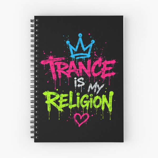 Item preview, Trance Is My Religion – Neon Graffiti Rave Design designed and sold by RH Design Lab.