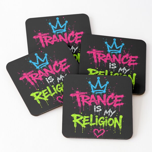 Item preview, Trance Is My Religion – Neon Graffiti Rave Design designed and sold by RH Design Lab.