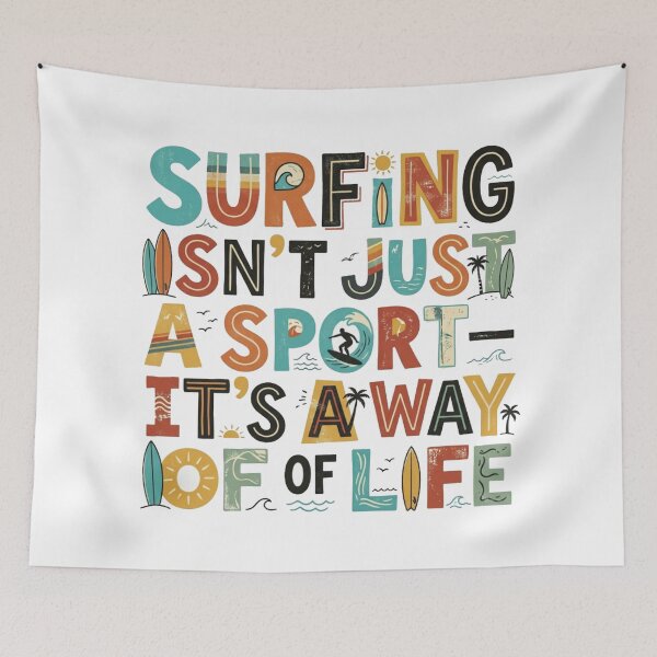 Item preview, Surfing Isn't Just a Sport – Vintage Retro Surf Life designed and sold by MOCH- ART.