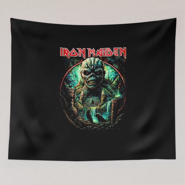 Item preview, Iron Maiden: Eddie's Mystical Temple Heavy Metal Artwork designed and sold by interdesigner.