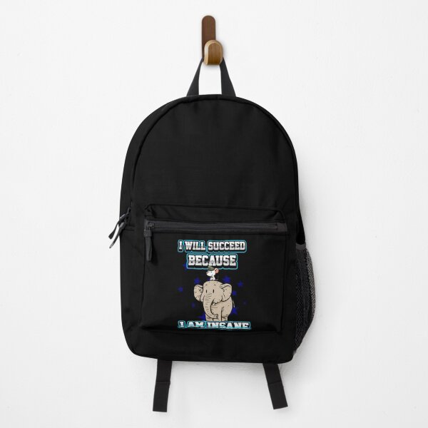 Item preview, I Will Succeed Because I Am Insane A Fun Motivational Design designed and sold by DarkRelicStudio.