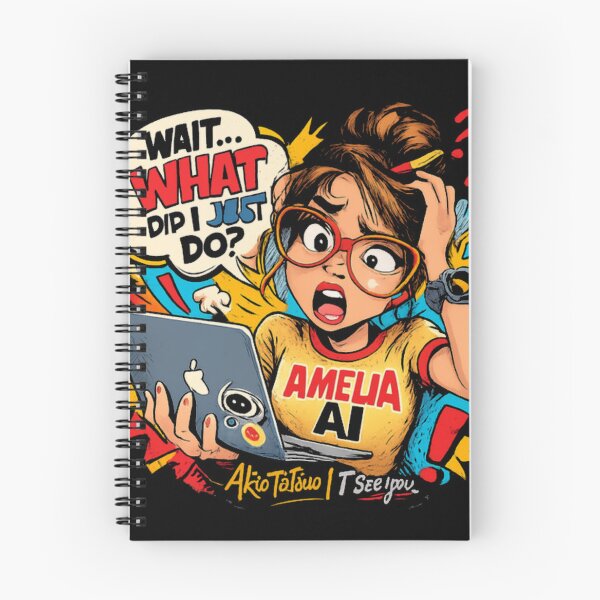 Item preview, Funny Amelia Ai Schoolgirl Meme Relatable Programm designed and sold by Valeriartem.