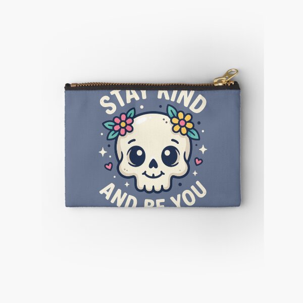 Item preview, Stay Kind and Be You Cute Floral Skull designed and sold by Amir Faysal.