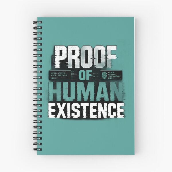 Item preview, Proof Of Human Existence - Verified Human AI Glitch designed and sold by Swizzy2vore.