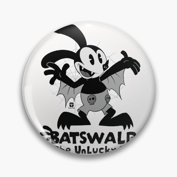Item preview, Batswald The Unlucky Bat (black and white) designed and sold by TDFSpiderHam.