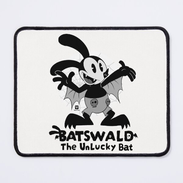 Item preview, Batswald The Unlucky Bat (black and white) designed and sold by TDFSpiderHam.