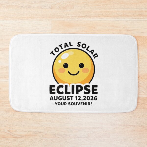 Item preview, For Astronomy Lover For Remembering a Big Event In a Smiling Mode : TOTAL SOLAR ECLIPSE AUGUST 12,2026 -YOUR SOUVENIR!- designed and sold by Giulivo Store Graphic.