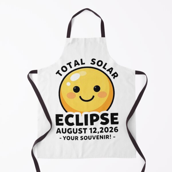 Item preview, For Astronomy Lover For Remembering a Big Event In a Smiling Mode : TOTAL SOLAR ECLIPSE AUGUST 12,2026 -YOUR SOUVENIR!- designed and sold by Giulivo Store Graphic.