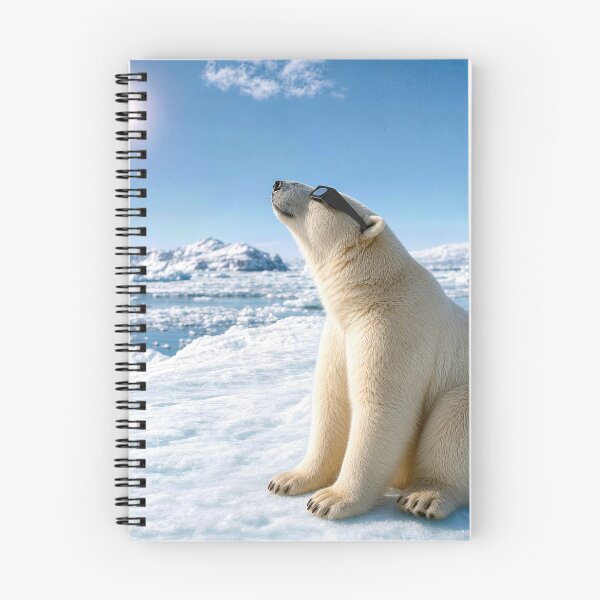 Item preview, Polar Bear Staring at a Solar Eclipse designed and sold by Maria Dryfhout.