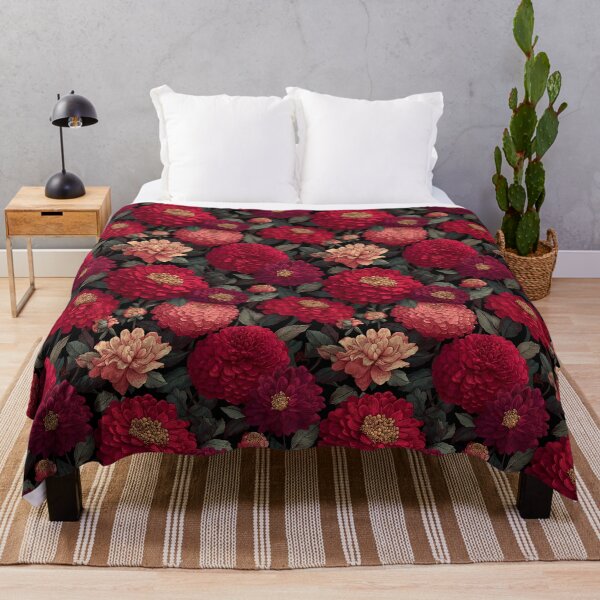 Item preview, Exotic Zinnia Print - Hawaiian Flower Pattern - Gifts For Girlfriend designed and sold by RoyalStarsPatts.