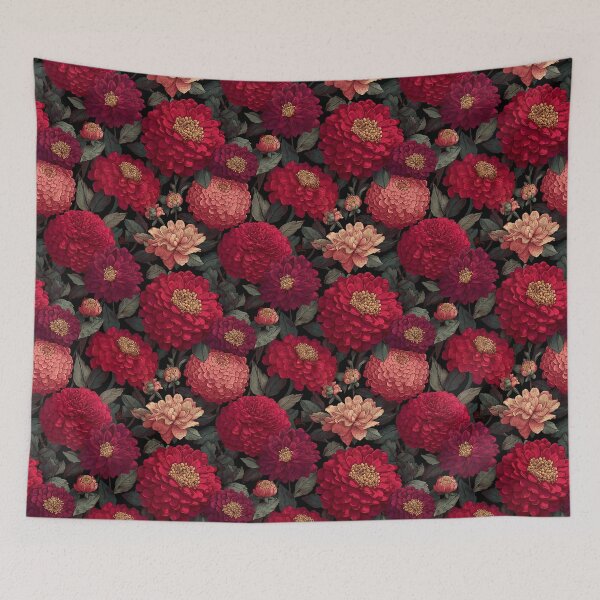 Item preview, Exotic Zinnia Print - Hawaiian Flower Pattern - Gifts For Girlfriend designed and sold by RoyalStarsPatts.