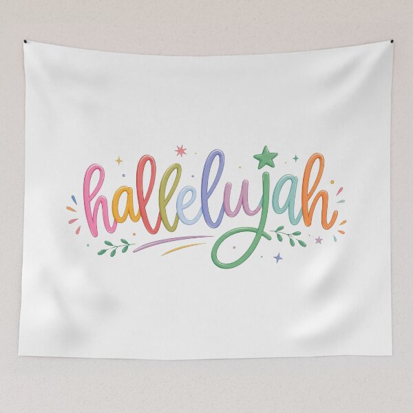 Item preview, Hallelujah, Trendy Christian  designed and sold by Quiajia.