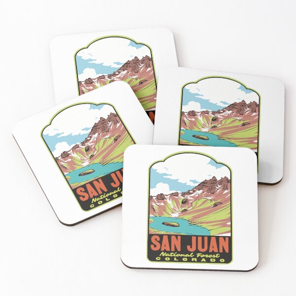 Item preview, Ice Lake Basin San Juan National Forest Retro Travel Art designed and sold by HalpinDesign.