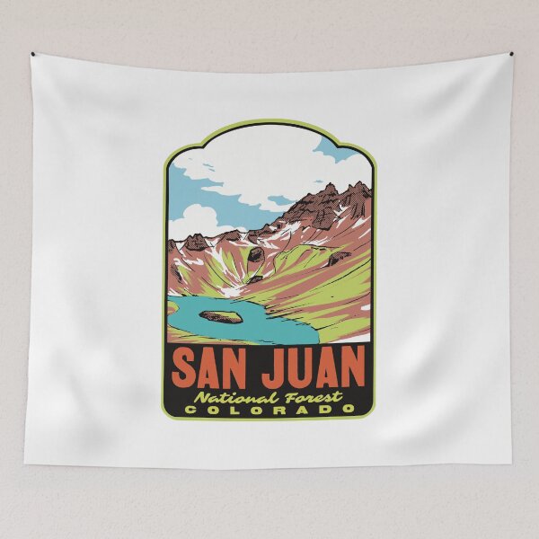 Item preview, Ice Lake Basin San Juan National Forest Retro Travel Art designed and sold by HalpinDesign.