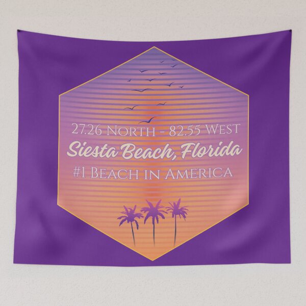Item preview, Travel Tag: Siesta Beach, Florida designed and sold by Skyeleigh and Spideough.